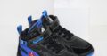 Черные высокие хайтопы ботинки для мальчиков Код: 112234 (293B-blue)