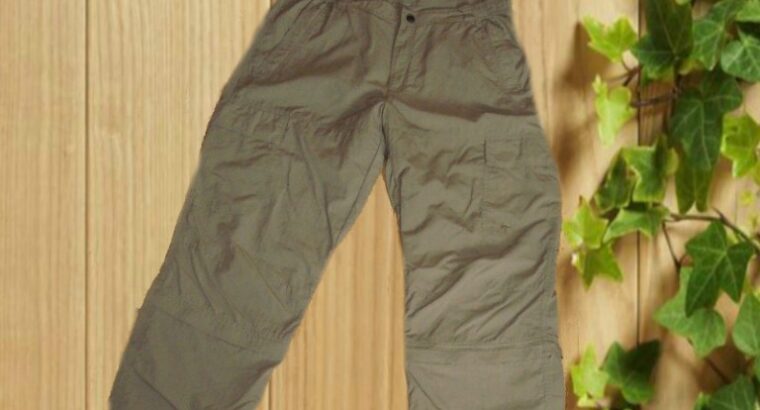 Natural Zone Трекинговые мужские непромокаемые брюки летние трансформер хаки
