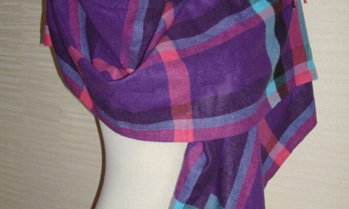 scotland разноцветный кашемировый теплый женский шарфик шотландия