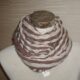 красивый шарф 1,85 *65 женский плиссировка в шоколадных оттенках с бахромой
