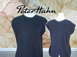 Peter Hahn Стильный красивый трикотажный свитер с спинка частично открытая 48