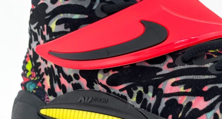 Мужские супер кроссовки N/ke Kevin Durant 14 Leopard Black Pink.