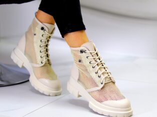 Літні жіночі черевики “Flo” – екошкіра/сітка