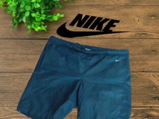 Nike оригинал летние шорты мужские плащевка с плавками т. синие с лампасами м