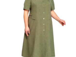 Стильное белорусское платье со льном ,беларусь,р. 60-62 и 62-64