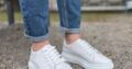 Білі кросівки жіночі – натуральна шкіра, всередині – натуральна шкіра