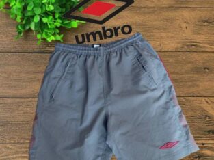 Umbro оригинал шорты мужские серые с бордо с плавками на 48