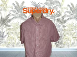 SuperDry оригинал мужская рубашка короткий рукав